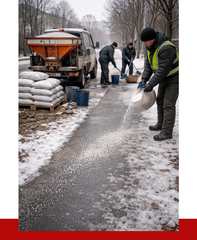 Реагент против гололеда в Ярцеве с доставкой от 4578 р. | ПРОНЕРУДРцв