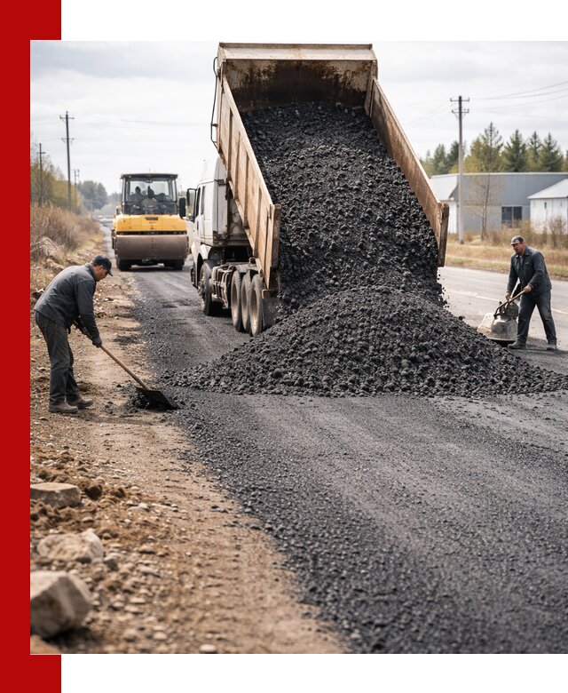 Асфальтовая крошка для дорог в Ярцеве — поставка и доставка