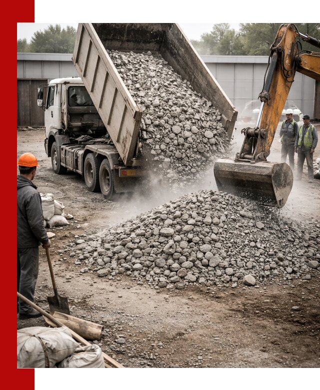 Доставка дробленого бетона в Ярцеве оптом и в розницу