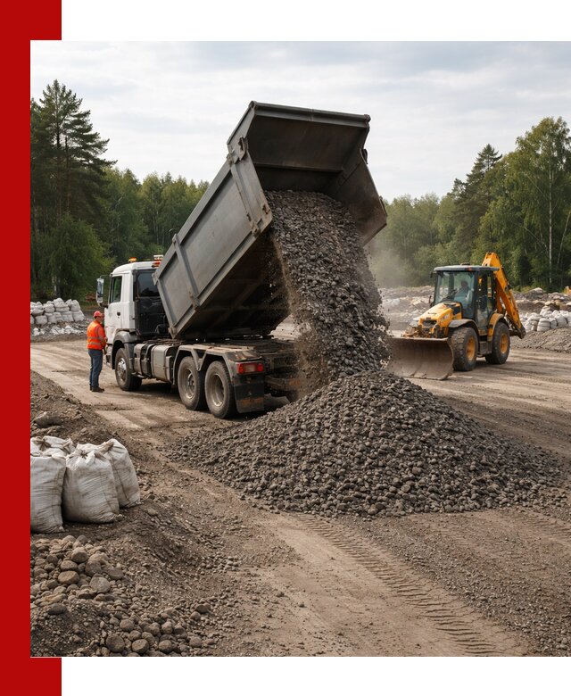 Доставка дробленого асфальта в Ярцеве для дорожных работ
