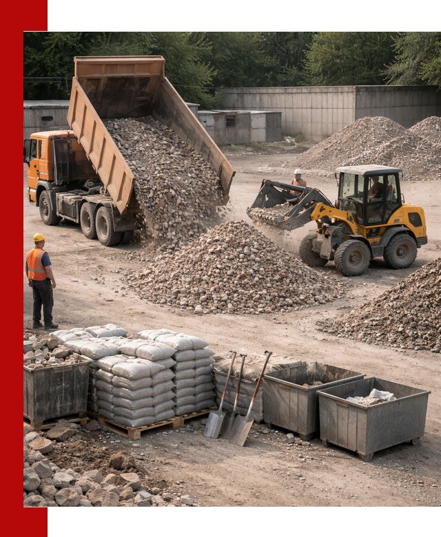 Вторичные материалы для отсыпки в Ярцеве — поставка и доставка