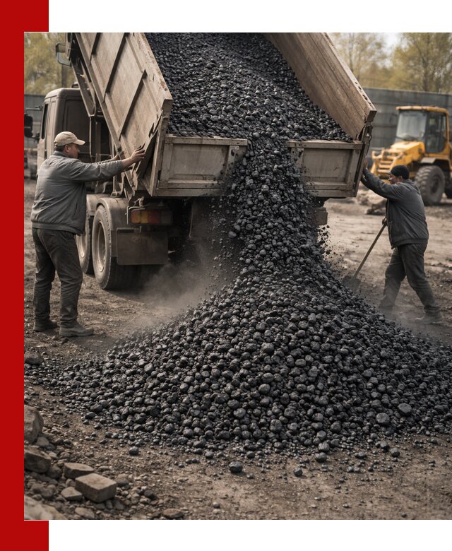 Доставка угля семечка самосвалами в Ярцеве