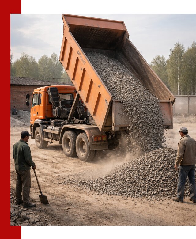 Доставка самосвалом 20 м3 в Ярцеве быстро и надежно