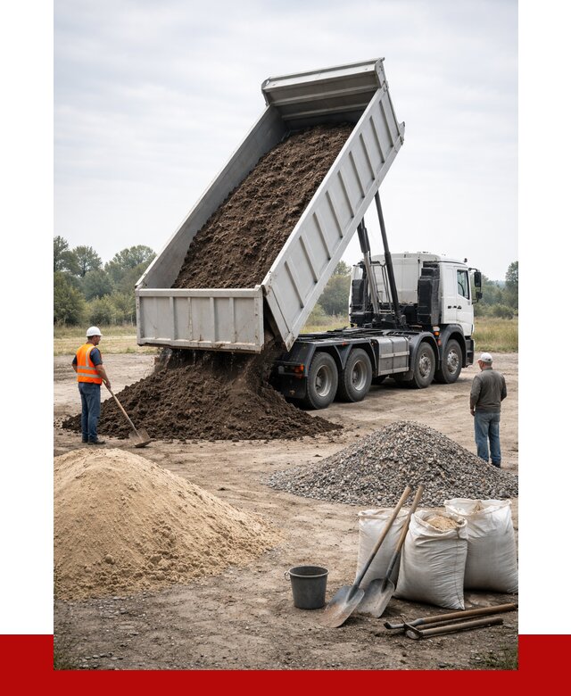 Доставка самосвалом 30 кубов в Ярцеве от 8648 р. | ПРОНЕРУДРцв