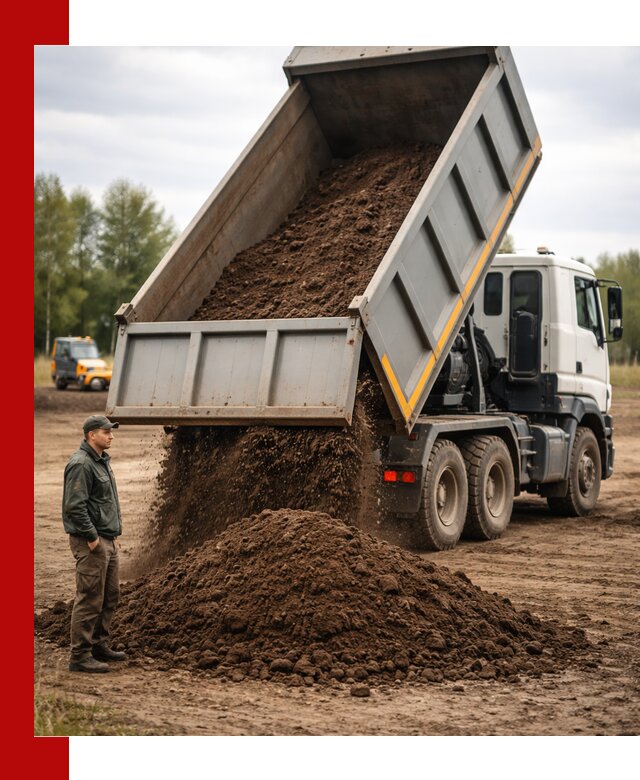 Аренда самосвала с водителем в Ярцеве для сыпучих грузов и навоза