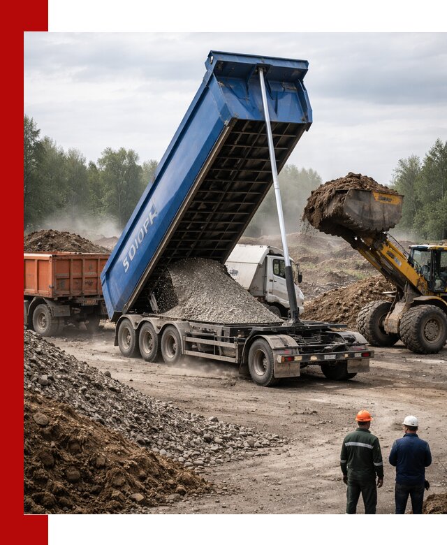 Аренда тонар 40 тонн в Ярцеве с доставкой материалов