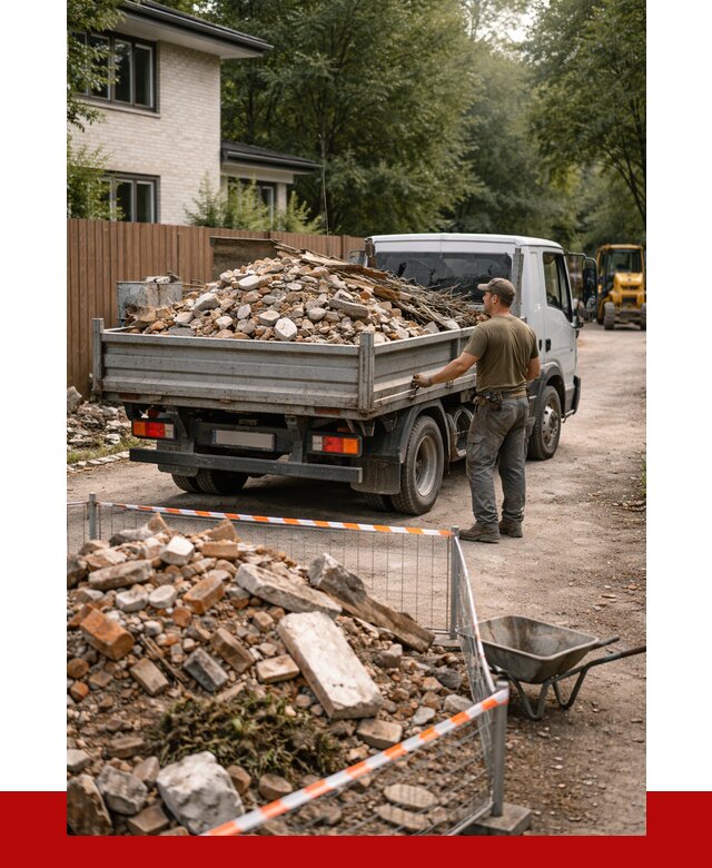 Вывоз строительного мусора с погрузкой в Ярцеве от 7631 р | ПРОНЕРУДРцв