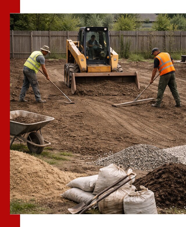 Выравнивание участка под строительство и благоустройство в Ярцеве