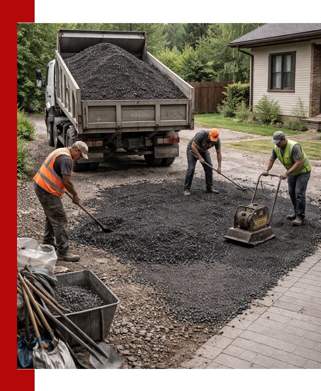Асфальтовая крошка для двора с доставкой в Ярцеве